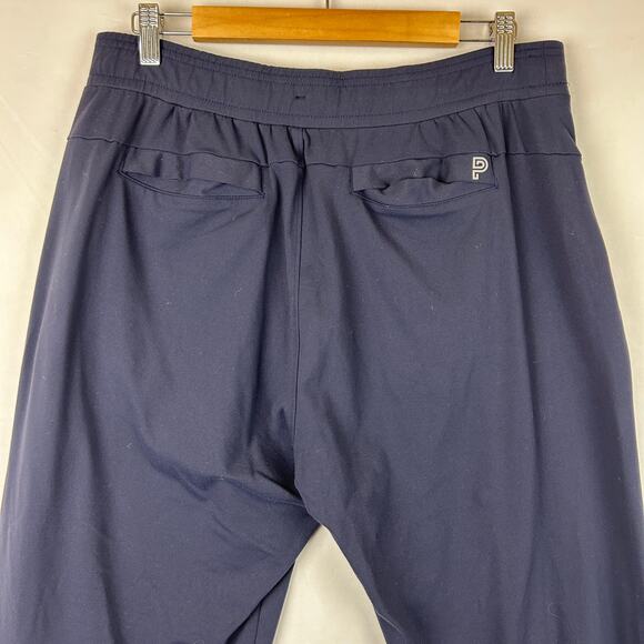 Public Rec Tapered Leg Elastic Tie Waist Jogger Pant Navy Blue Men's Size 36x32 - Picture 8 of 10